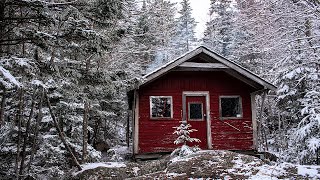 Lake Access Only OffGrid Cabin in Nova Scotia Canada [upl. by Nylissej]