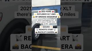 Brooke DeGeorge showcases the 2021 Ford Explorer XLT with about 70000 miles [upl. by Yelmene]