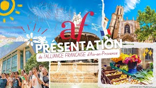 Présentation de lAlliance Française dAixenProvence☀️⛲️ [upl. by Engenia]