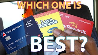 Which truck stop has the BEST fuel rewards card [upl. by Ytineres485]