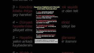 Hayatın Gerçekleri Farkındalık Oluşturan 6 Ders HayatDersleri KişiselGelişim Olgunluk Gerçekler [upl. by Eniahpets]