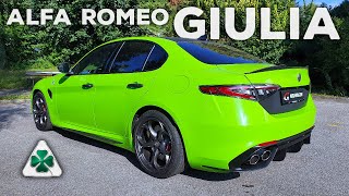 New Alfa Romeo GIULIA Quadrifoglio V6 2022 [upl. by Loella74]