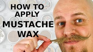 How To Use Mustache Wax [upl. by Ahtnams]