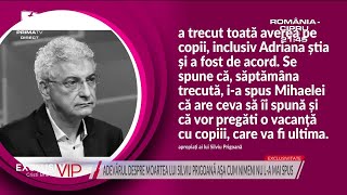 Silviu Prigoană știa ca va murit curând Ce ia spus Mihaelei în urmă cu câteva zile [upl. by Nyhagen665]