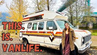 DIY Refurbished 1979 Ford Van Tour  AMAZING Stories with Katerina [upl. by Thin]