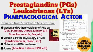 Prostaglandins and Leukotrienes  Action  Function of Leukotrienes knowledgeimprover [upl. by Dnilazor]