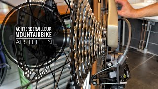 Hoe stel je je ACHTERDERAILLEUR af 👨🏼‍🔧  Dit moet je weten Fiets Tutorial [upl. by Gough]