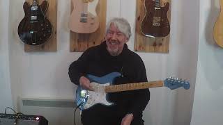 LISTERS GUITARS TV  FENDER LIMITED EDITION AMERICAN STANDARD STRAT 1996 WITH STEVE J CURTIS MUSIC [upl. by Hgielek888]