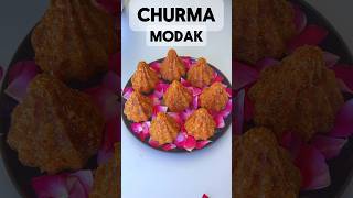 CHURMA MODAK RECIPE EASY TO MAKE IN 5 MINUTES recipe churmamodak shorts viral cook [upl. by Sema]