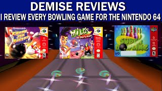 I Review Every Bowling Game For The Nintendo 64 [upl. by Marchak]