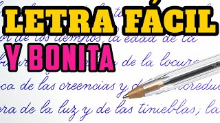 🖊️ CÓMO ESCRIBIR LETRAS BONITAS con un simple BOLíGRAFO [upl. by Anemix]