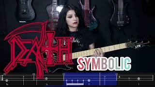 Death  Symbolic BASS COVER amp TABS [upl. by Kcub]