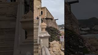 Sitges Spain on the Mediterranean beach spain sitges playa españa [upl. by Mecke]