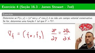 Seção 163 Exercício 4  Campo vetorial conservativo e função potencial James Stewart [upl. by Ekim]