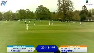 Cranleigh 1st XI vs Tonbridge School [upl. by Odnomyar]