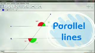 parallel linesCo exterior angles  Malayalam സമാന്തര വരകൾ geogebra tutorial [upl. by Neelya860]