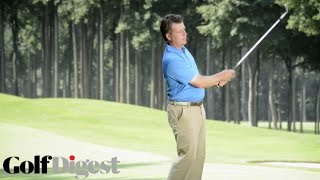 Hit Better Pitch Shots From Tight Lies  Golf Digest [upl. by Ahsienet]