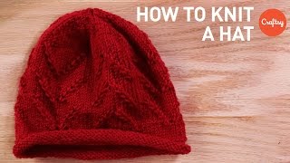 How to Knit a Hat Easy Tips amp Techniques  Craftsy Knitting Tutorial [upl. by Pincince793]