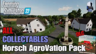 FS22 Horsch AgroVation Pack  Map from DLC  Earn extra money  All 20 Collectables [upl. by Worra]