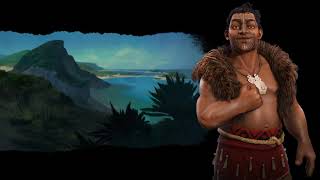 Maori Theme  Ancient Civilization 6 OST  Pōkarekare Ana Ka Mate [upl. by Tem]