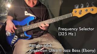 【Ikebe BSound Check】Fender USA American Ultra II Jazz Bass Noble BlueEbony【試奏動画】 [upl. by Lrub]