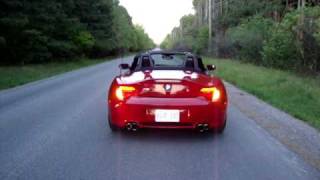 BMW Z4 M Roadster Launch with RPi Exhaust [upl. by Nwahsram]