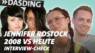 Jennifer Rostock Früher vs Heute Gesagt Getan  DASDING [upl. by Gordy]