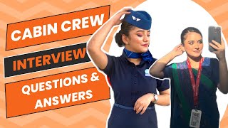 Cabin Crew Interview Questions With Answers  GD Topics  2024  Airhostess [upl. by Leora]