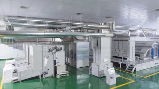 HTHI Fiber Preparation in Spunlace Production Line [upl. by Luedtke196]