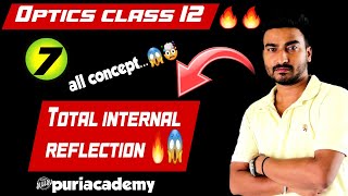 607 Total internal Reflection🔥🔥 class 12 physics puriacademy optics [upl. by Gloriane771]