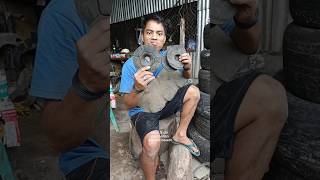 Karet spacer per keong peninggi shock mobil Agya youtubeshorts [upl. by Norby]