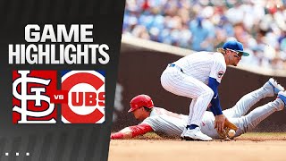 Cardinals vs Cubs Game Highlights 61624  MLB Highlights [upl. by Dennard705]