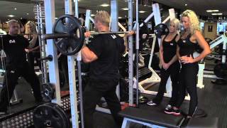 Build your Hamstrings With Wide Stance Squats with Mr Universe Neale Cranwell [upl. by Strader]