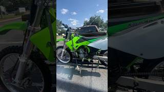 Road trip to get dirt bike crf kawasaki youtubeshorts tiktok youtubeshorts automobile tiktok [upl. by Carolin]