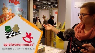 Spielwarenmesse 2018  HABA Familienspiele [upl. by Nidroj]