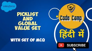 PickList and Multi Select PickList Field in Salesforce in Hindi [upl. by Raleigh]