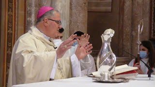 In diretta dalla Cattedrale di Anagni la Messa Crismale presieduta dal vescovo Lorenzo [upl. by Atews]