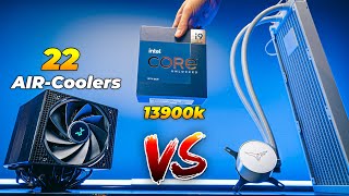 Shocking Results Testing 22 AirCoolers Against AIO on 285W HighEnd CPU 13900k AIO vs Air [upl. by Eversole]