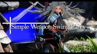 2022 SKYRIM MOD I Simple Weapon Swing Parry I SKSE Plugin I No ESP [upl. by Koosis]