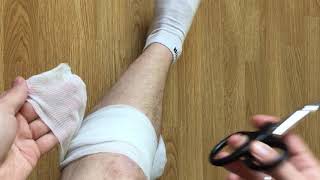 How To Quick Tip  Use And Secure Gauze Bandage [upl. by Ebonee]