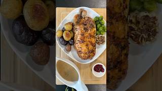 Boneless Stuffed Roast Chicken  How to debone a whole chicken easily shorts [upl. by Lerej455]