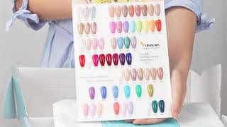 Unboxing Venalisa New Arrival VIP3 Kit 60 Colors Nail Gel Polish Kit How to Choose Enamels [upl. by Schramke]