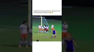 The Funniest Football Free Kick ever Women soccer funny moment 😂 [upl. by Leciram937]