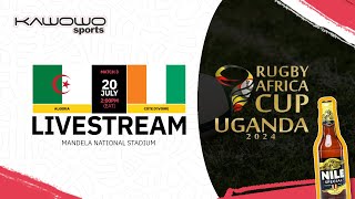 LIVE ALGERIA VS COTE D’IVOIRE  2024 MEN’S RUGBY AFRICA CUP [upl. by Leissam524]