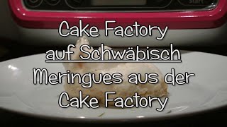 Meringues in der Tefal Cake Factory  Deutsch  Baiser Programm  Krups Prep amp Cook Rezepte [upl. by Ecila]