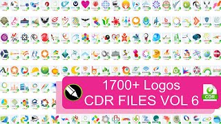 1700 Logos CDR Files Free For Download VOL 6 [upl. by Asimaj400]