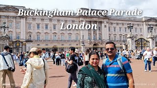 Buckingham palace parade  Changing of the kings guards  United Kingdom  London [upl. by Ydnyc]