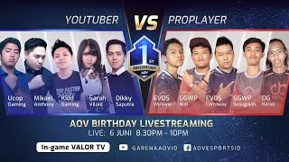 Pro Player VS Youtuber  Garena AOV Arena of Valor [upl. by Tonl615]