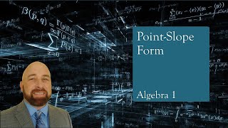 Algebra 1 Lesson 35 Point Slope Form [upl. by Aerbua]