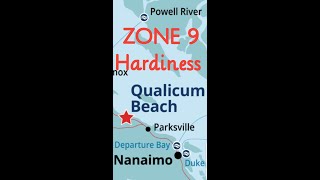 Qualicum Beach  Zone 9 Hardiness for Gardening and Planting  winter temperatures 07 C [upl. by Eybbob440]